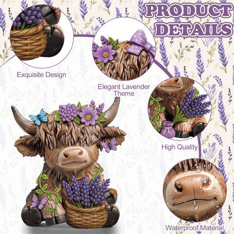 Wesiti Highland cow figurine set makes a thoughtful gift