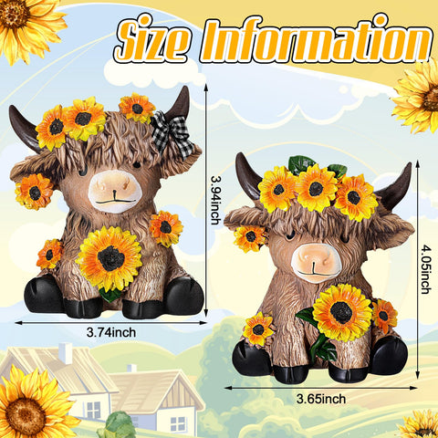 Wesiti Highland cow figurine on shelf brings cozy country style.