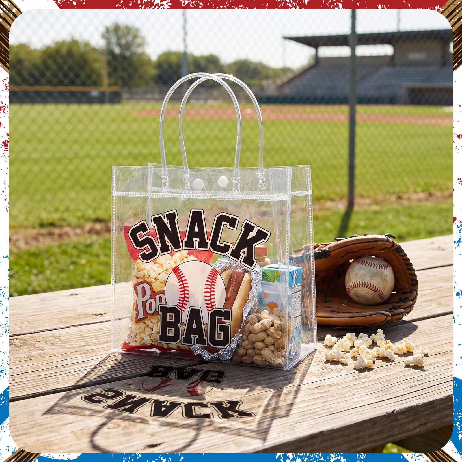 Wesnoy 20-pack baseball party supplies for guests