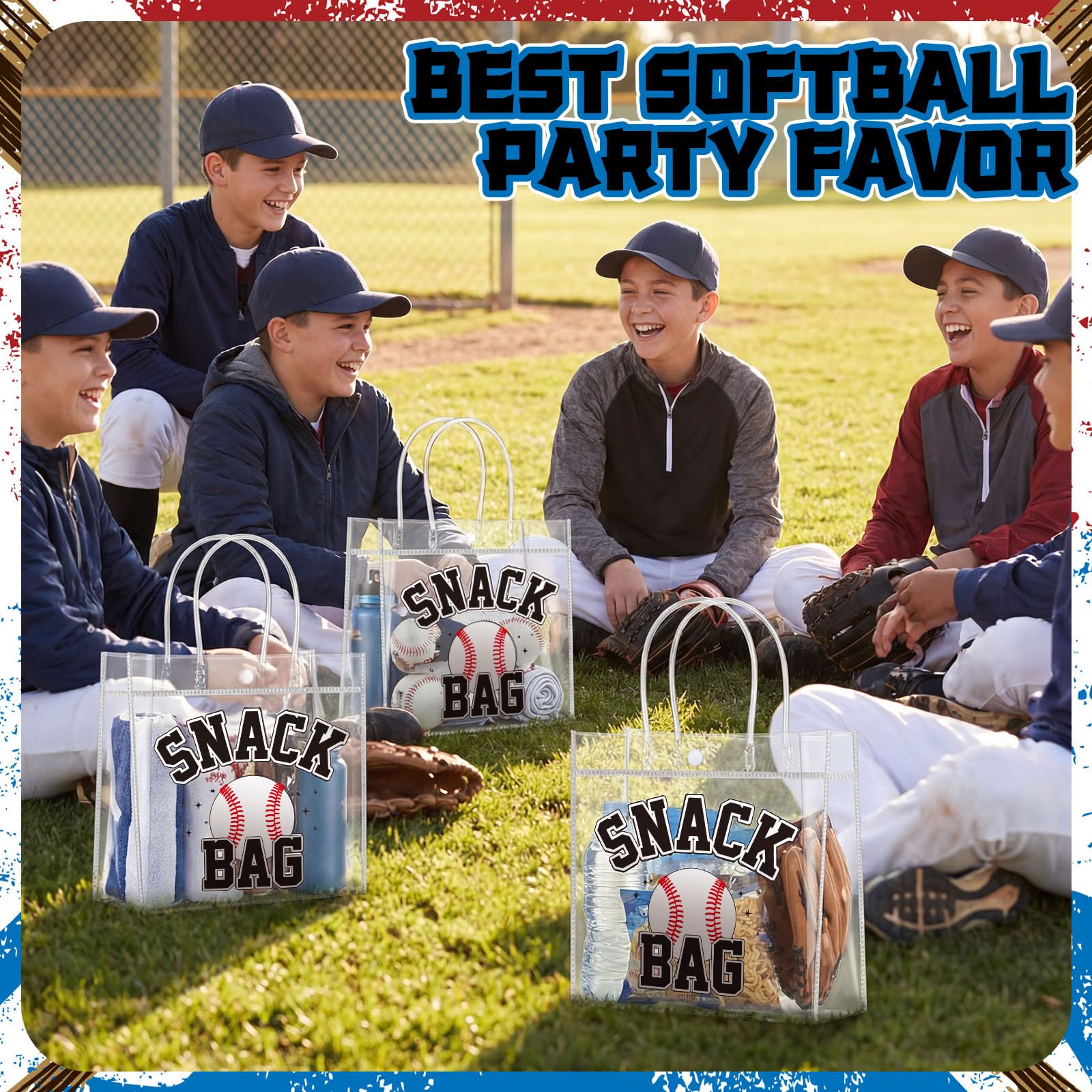 Wesnoy 8x8x3.15 inch snack bags for candies