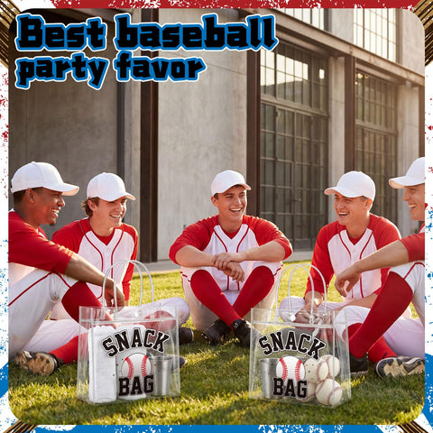 Wesnoy baseball bags with transparent handles resist tearing