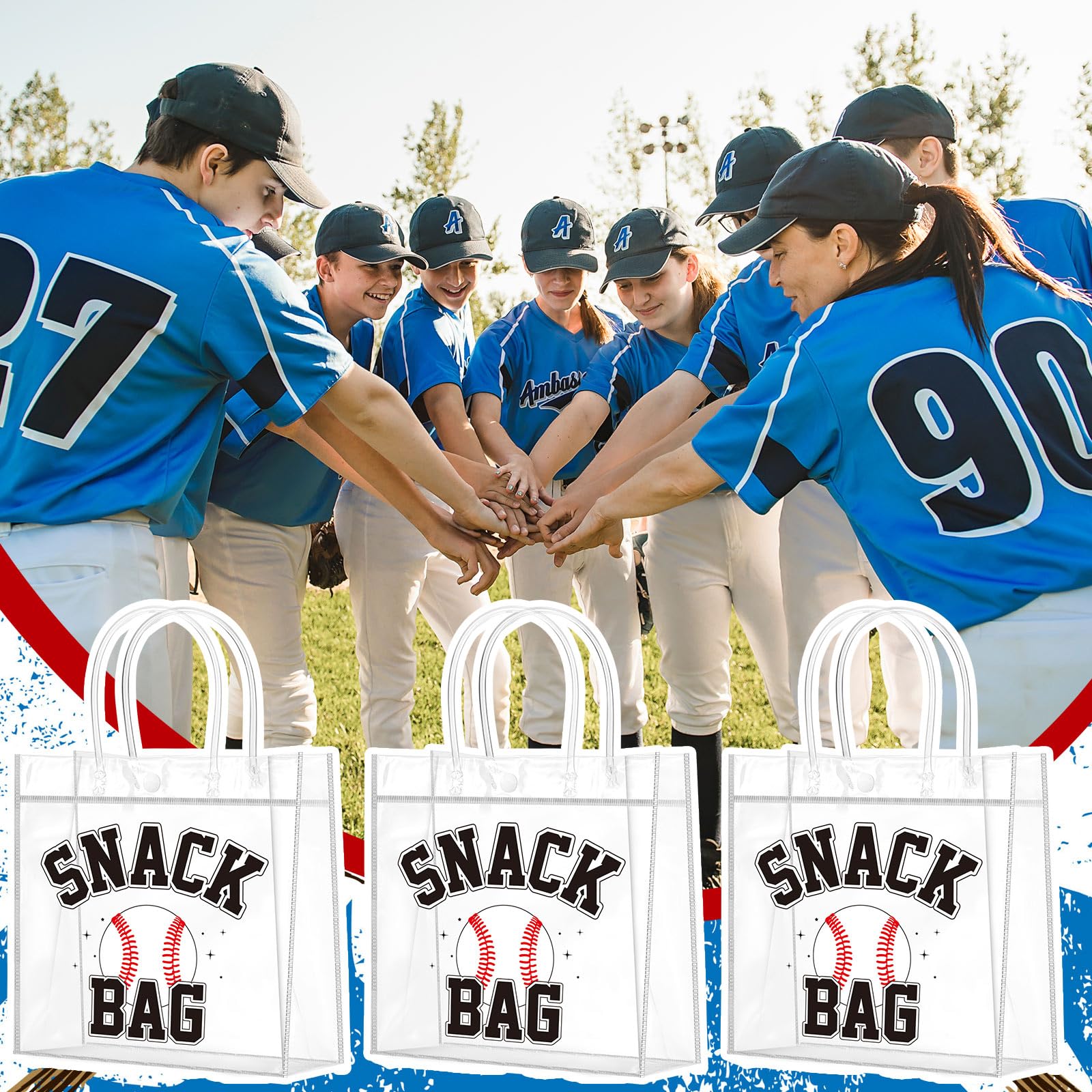 Wesnoy sports-themed party sacks for birthdays and fundraisers
