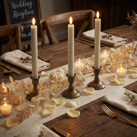 West Ivory battery-operated candle delivers safe, clean decor