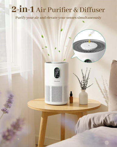 WESTHEY ambient light cycles colors to create a relaxing atmosphere