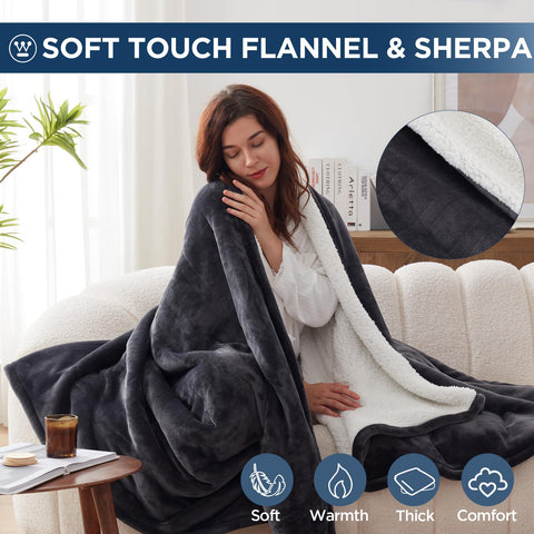 Westinghouse electric blanket heating levels depict flexible warmth options.