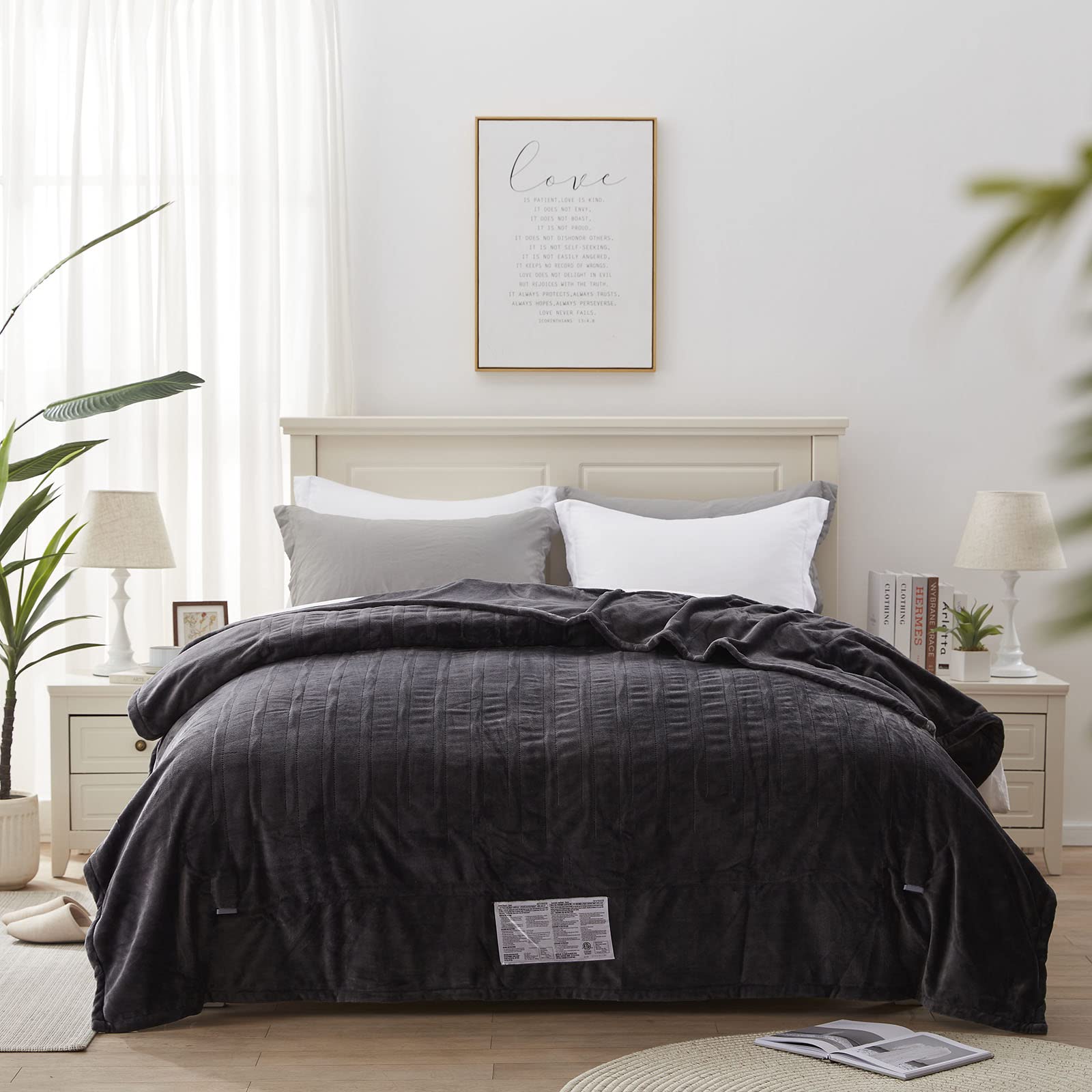 Westinghouse blanket packaging appears gift-ready for warmth and convenience.