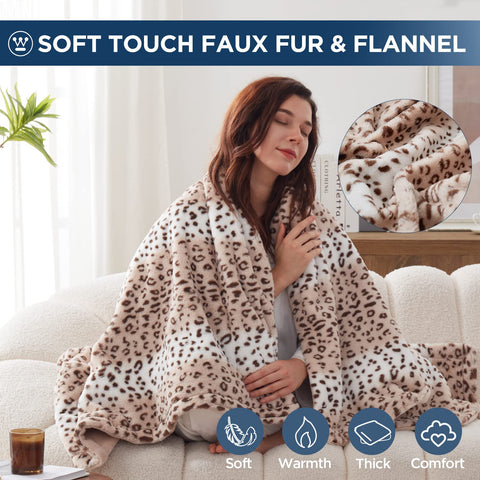 Westinghouse Leopard heated throw timer settings in use