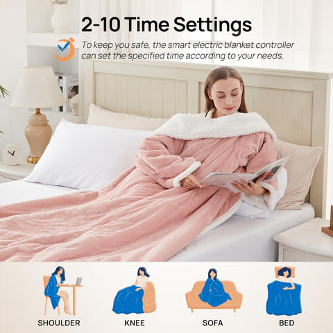 Westinghouse Snuggle Throw sherpa and flannel materials feel ultra-soft.