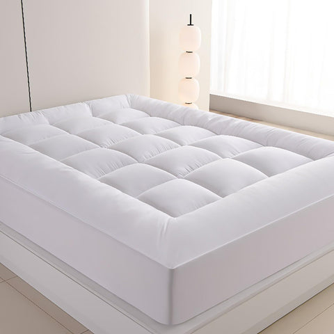 West Month Premium Quilted 1000GSM Topper delivers plush cushioning for nightly comfort.