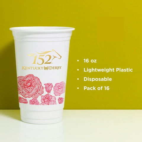 Westrick Derby party setup cup, sturdy BPA-free design for all-day viewing.