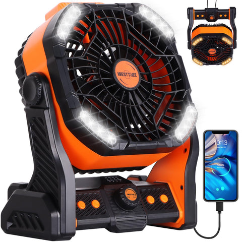 WESTTREE emergency power-bank feature keeps a device charged outdoors