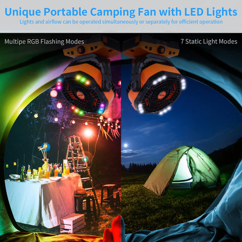 WESTTREE remote-controlled portable fan for convenient use from bed or chair.