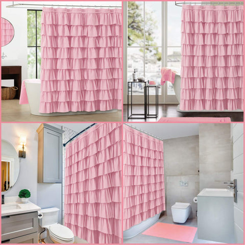 WestWeir Pink Ruffles detail highlights fabric texture and delicate drape.