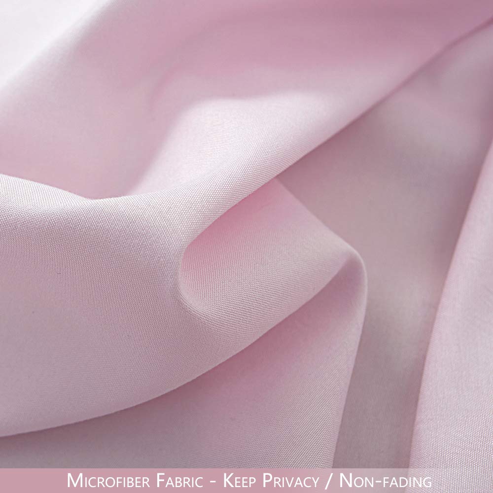 WestWeir Ruffled curtain texture close-up emphasizes microfiber quality and durability.