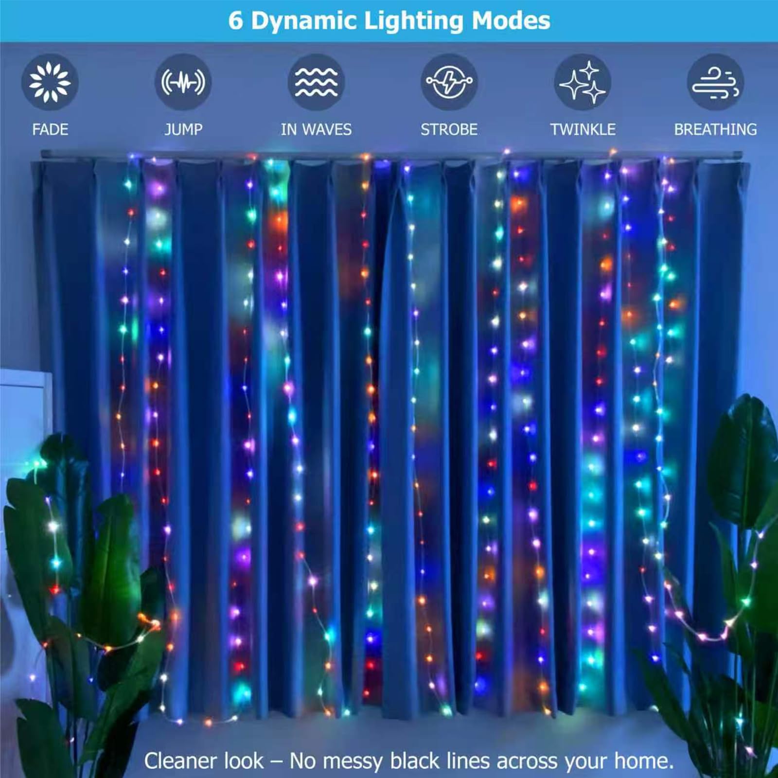 WESTYLETID six dynamic modes offer versatile lighting scenes.