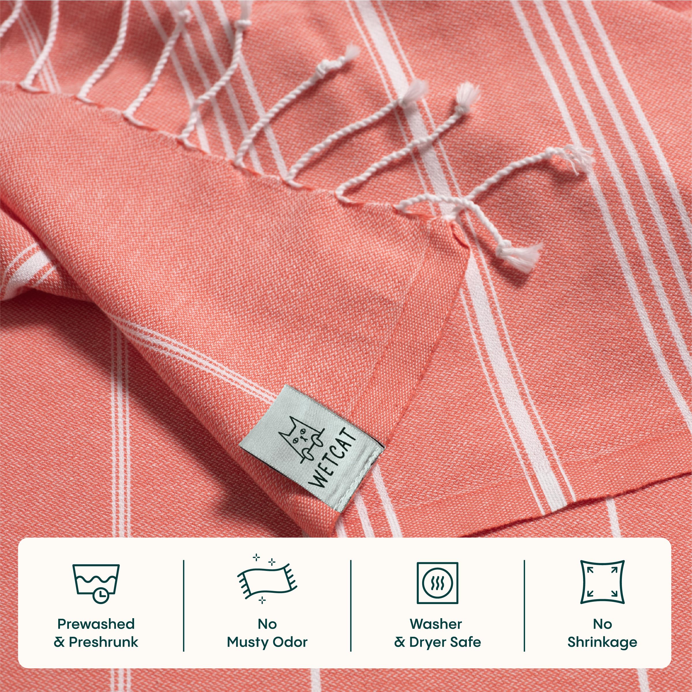 Shake off sand with WETCAT towel for a clean bag.