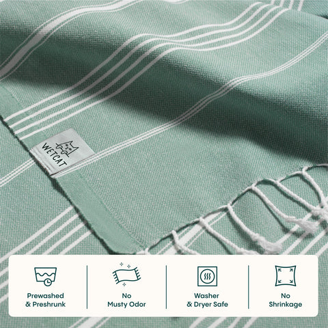 Compact lightweight towel packed neatly for travel storage