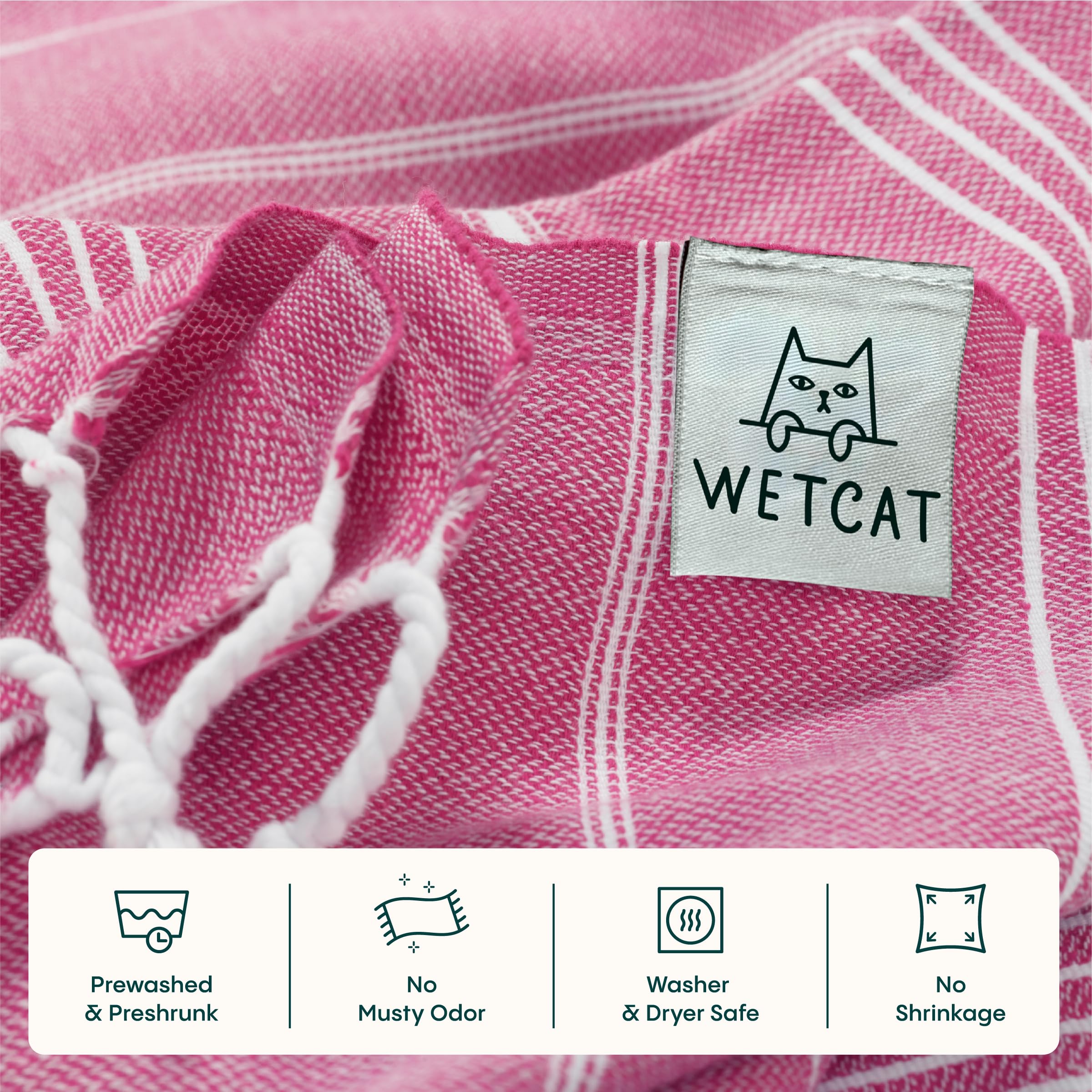 WETCAT Quick-dry fabric dries rapidly after use.