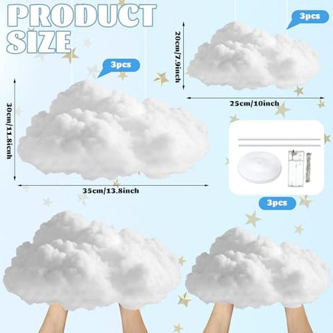 Wettarn cotton cloud fabric closeup showing fluffy texture and durability.