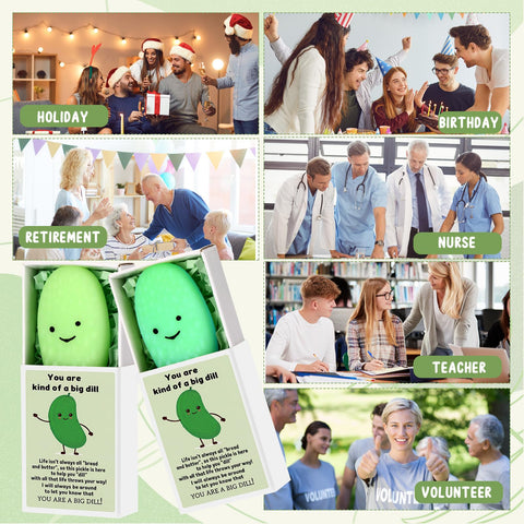 Wettarn office favors pickle image suggests practical tokens for coworkers