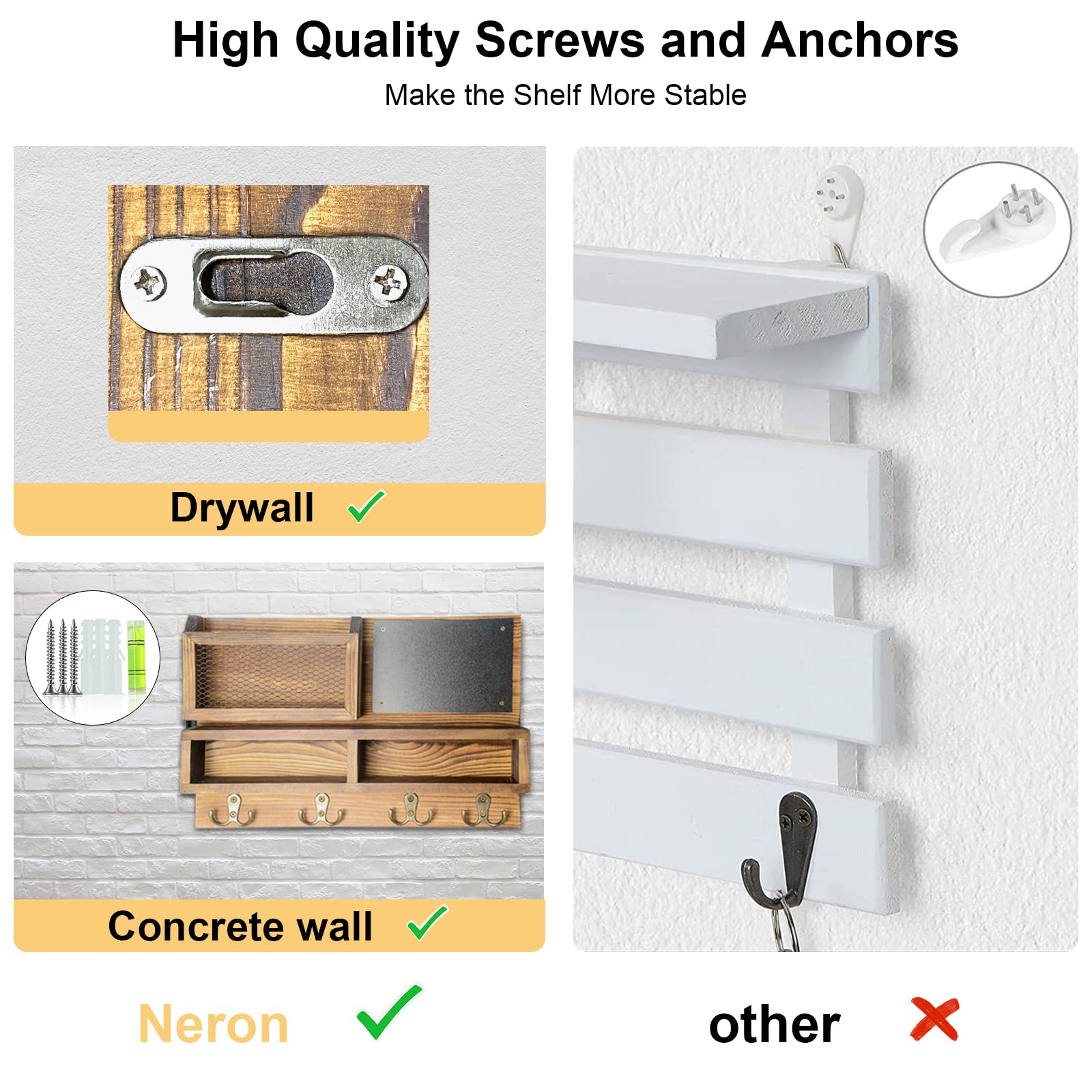 Weweow storage boxes keep wallets, sunglasses, and small items organized.