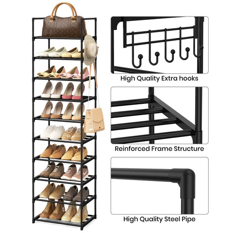WEXCISE narrow design saves floor space in entryways.