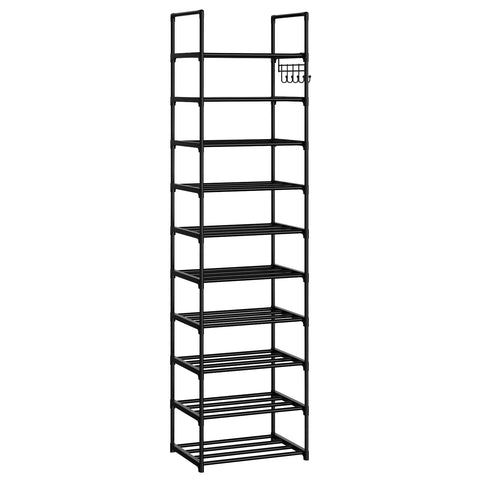 WEXCISE stackable rack enables larger family storage configurations.