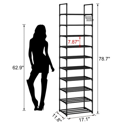 WEXCISE rack features sturdy powder-coated metal for durability.