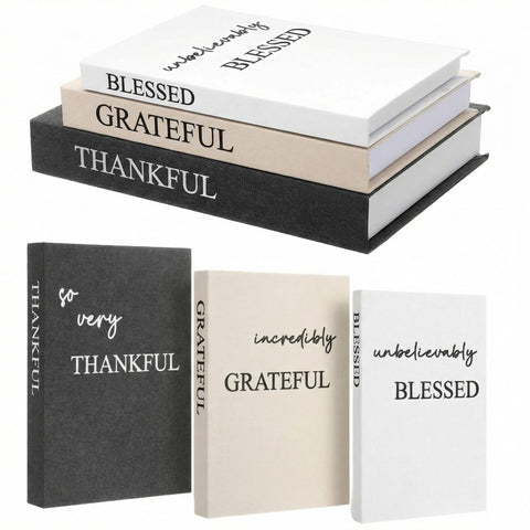 Weysat decorative books on shelf or mantel for refined display