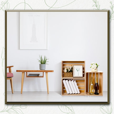 Weysat multipurpose wooden box for storage, transport, and creative projects.