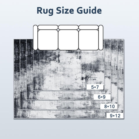 WEZVIX 5x7 rug suits living rooms, bedrooms, offices, and nurseries.