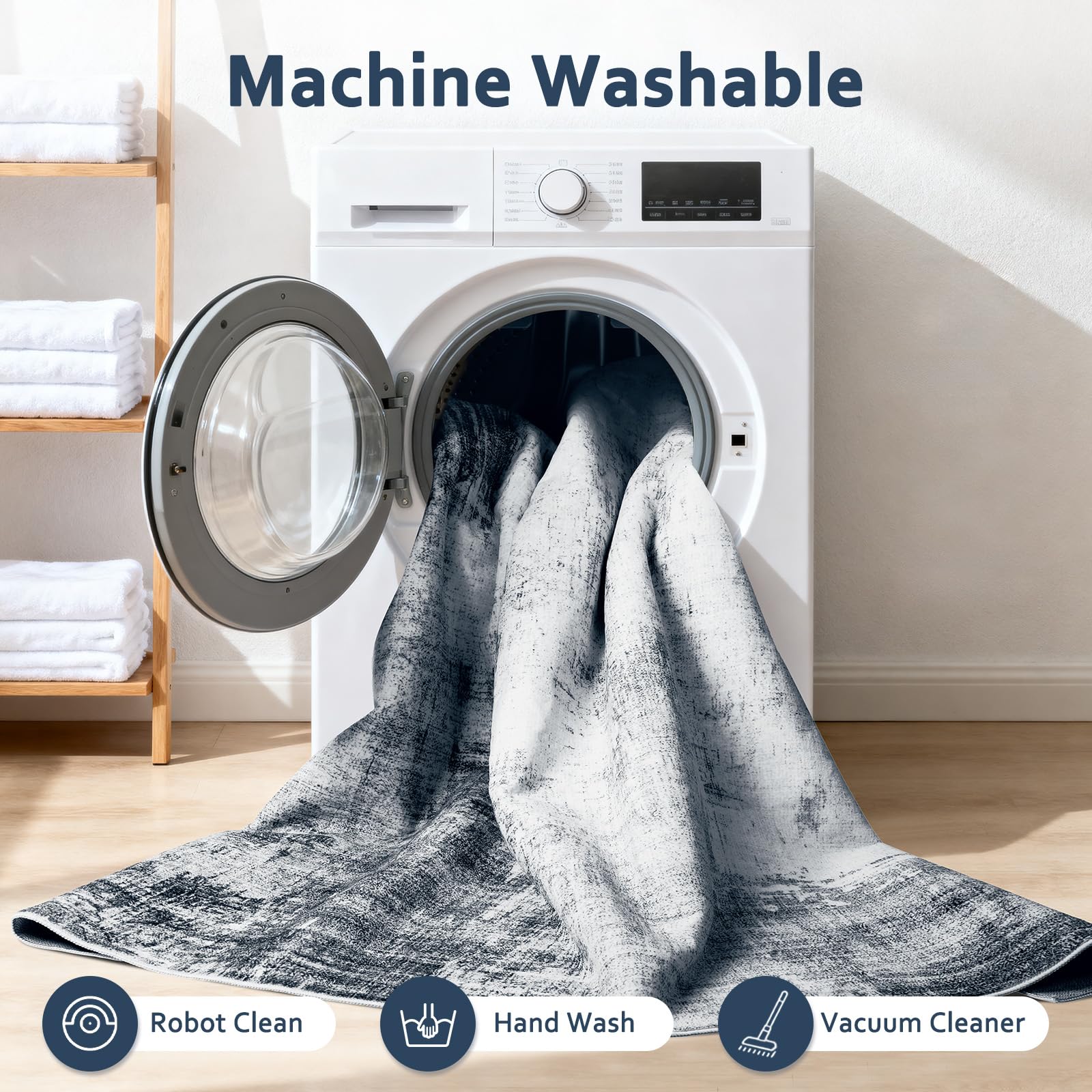 WEZVIX stain-resistant coating helps spills wipe away with ease.