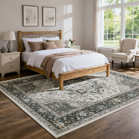 WEZVIX washable 8x10 rug easy cleaning and color retention