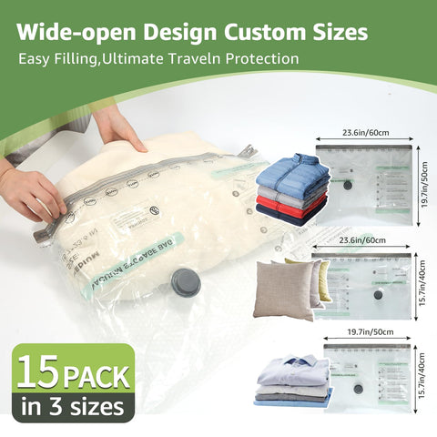 Wfiia double-zipper seal demonstrates secure packing.