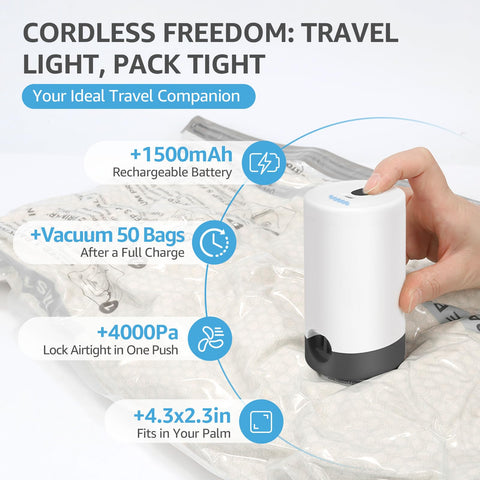 Wfiia 4000Pa suction illustrating ultra fast compression