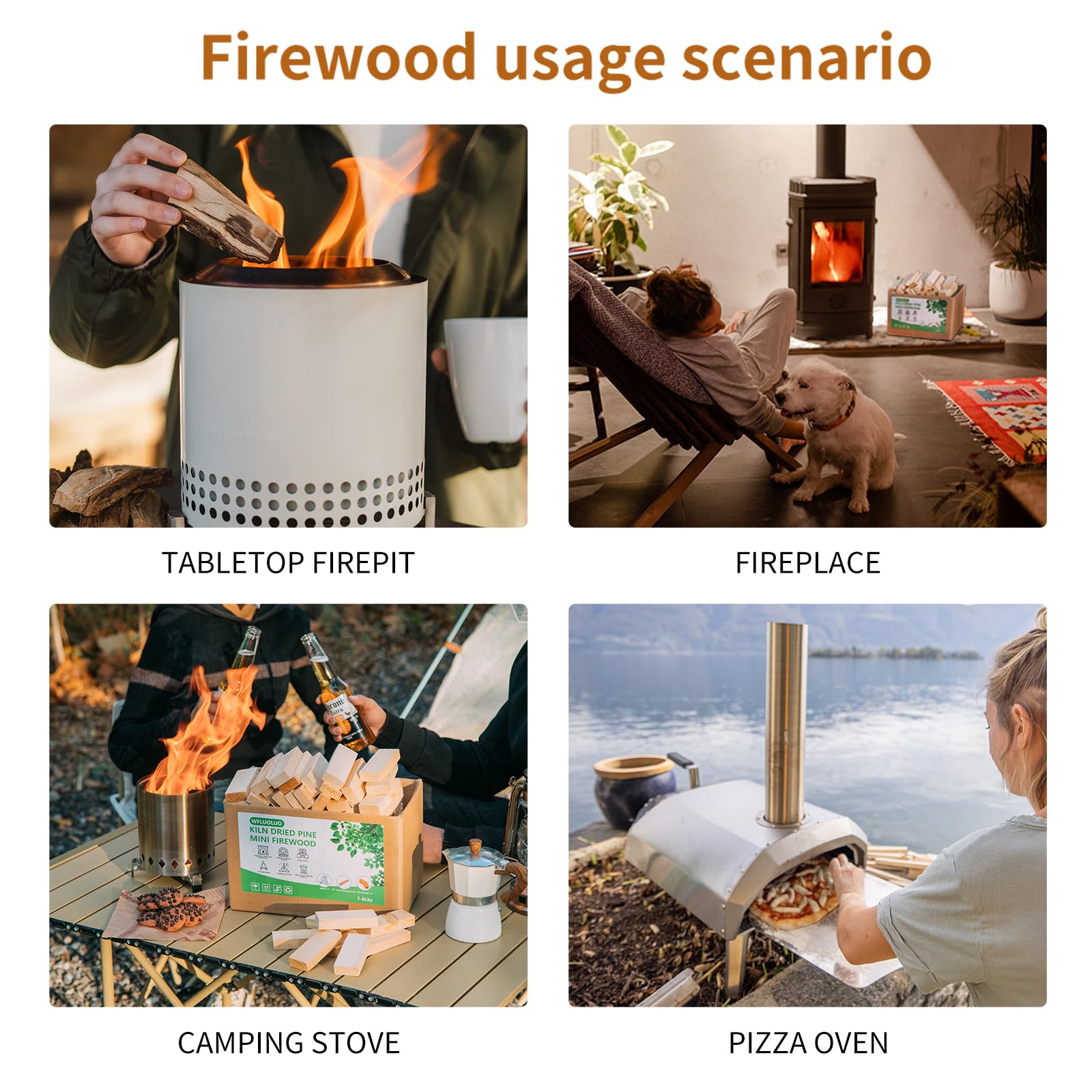WFLUOLUO logs designed as a perfect accessory for Solo Stove Mesa