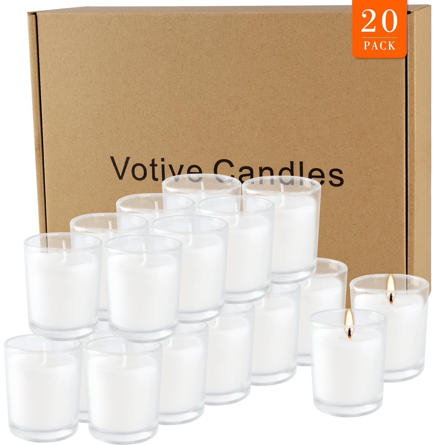 Wfmolcand ambient light votive candle with compact size.