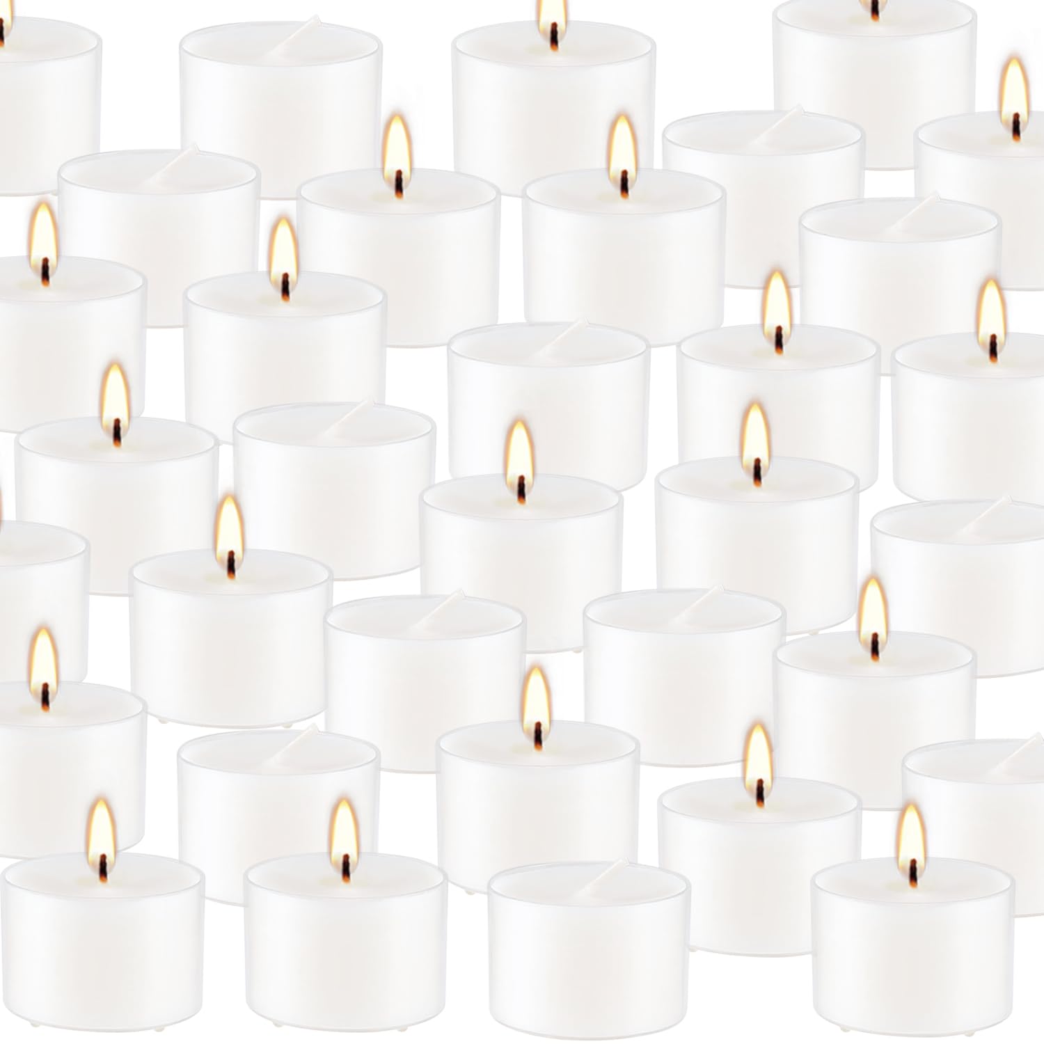 Wfmolcand vanilla tea light compact size fits standard holders.
