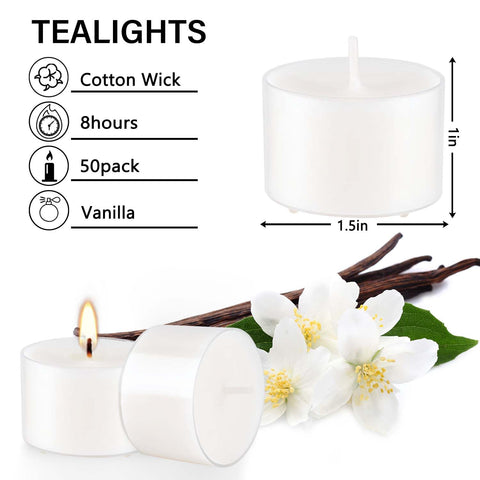 Wfmolcand smokeless, dripless tea light for tidy, reliable emergency lighting.