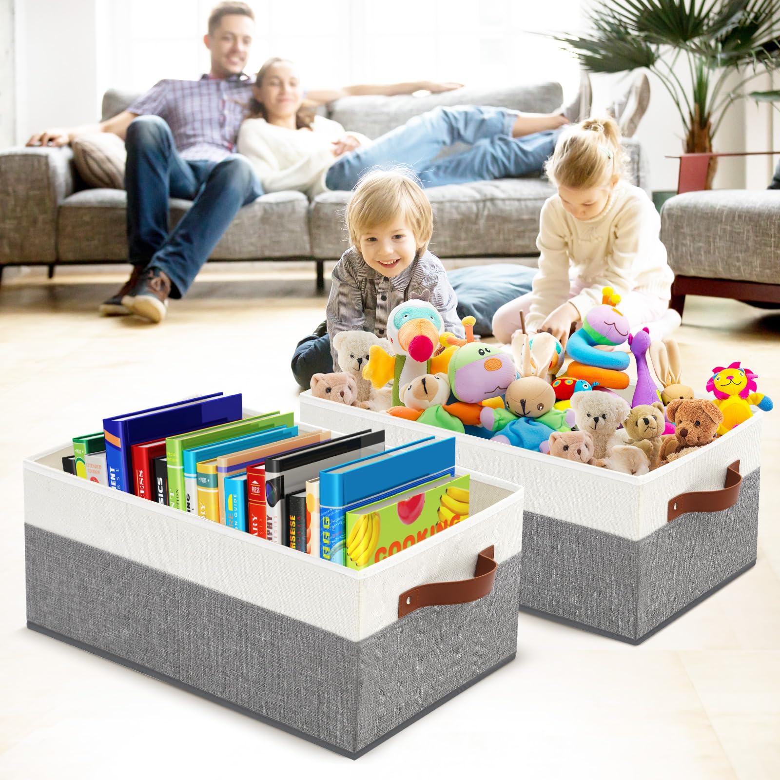 WGGWE 3-pack folded flat stores neatly under bed or shelf
