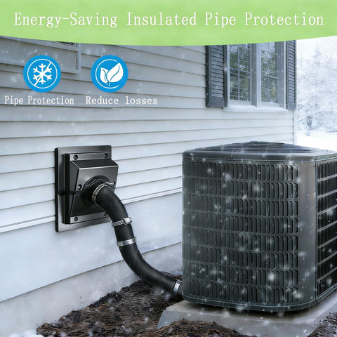 WGSWX sleeve and cover provide durable protection around pipes during retrofit.