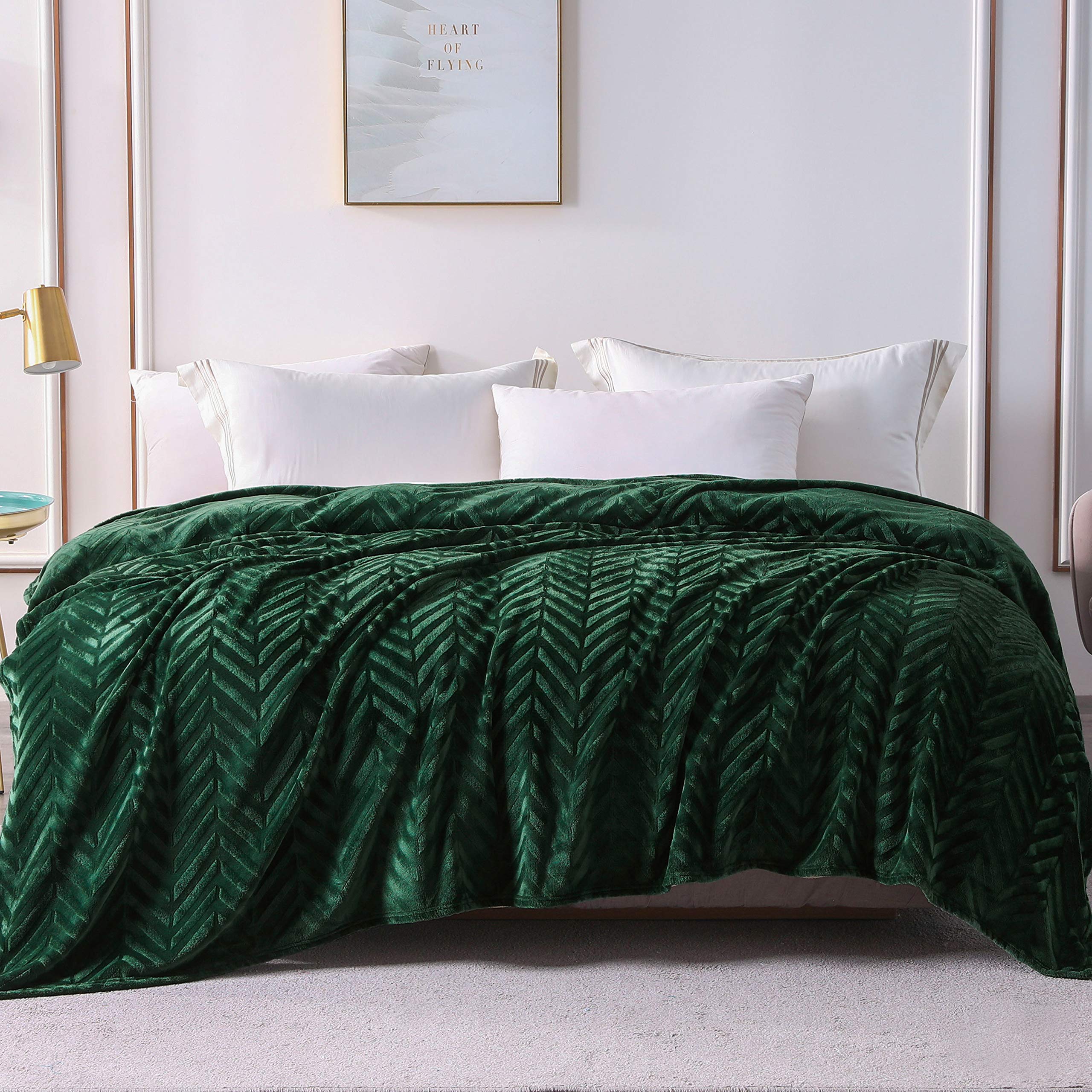 Whale Flotilla chevron design adds a modern bedroom accent