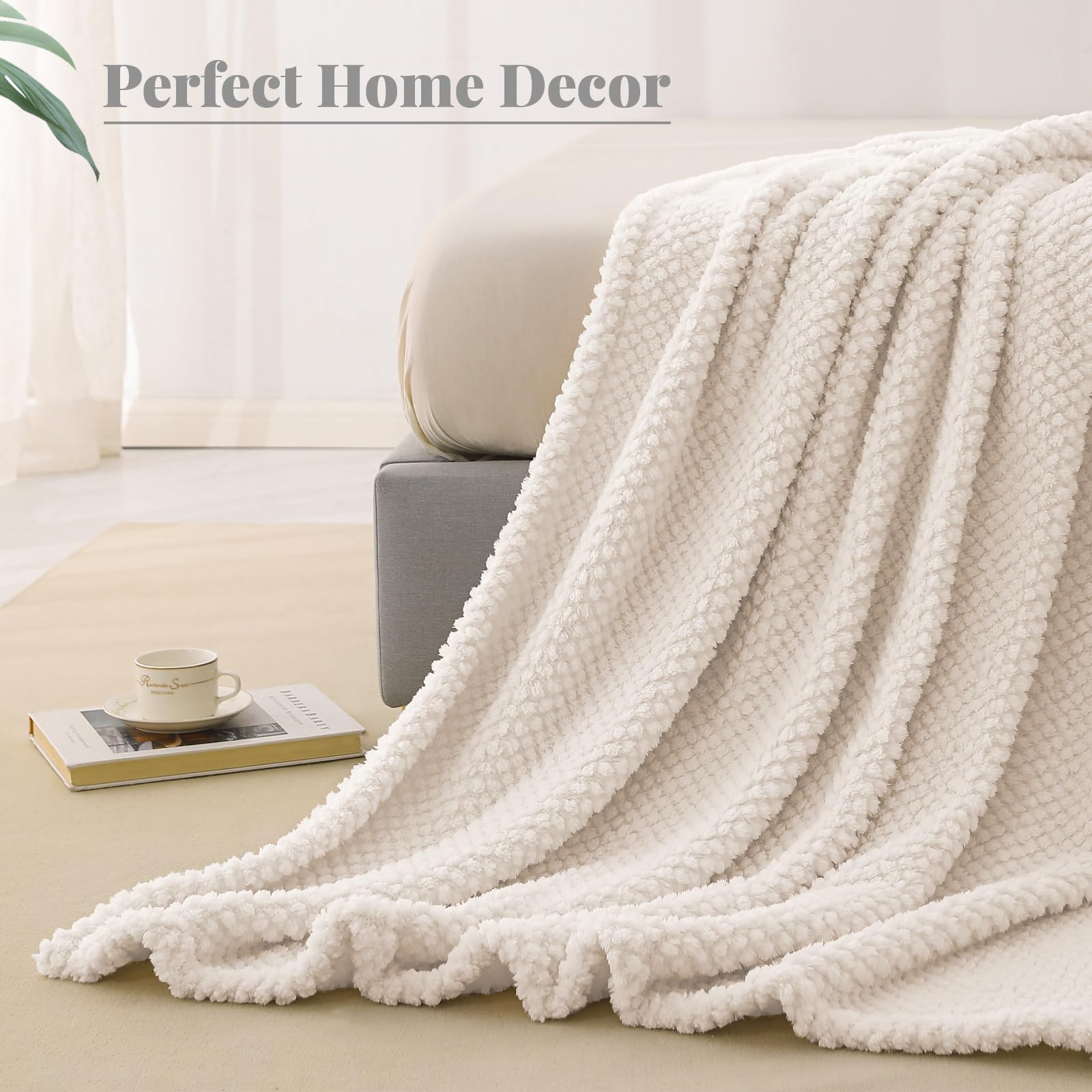 Whale Flotilla king-size blanket shown with bedding for roomy comfort