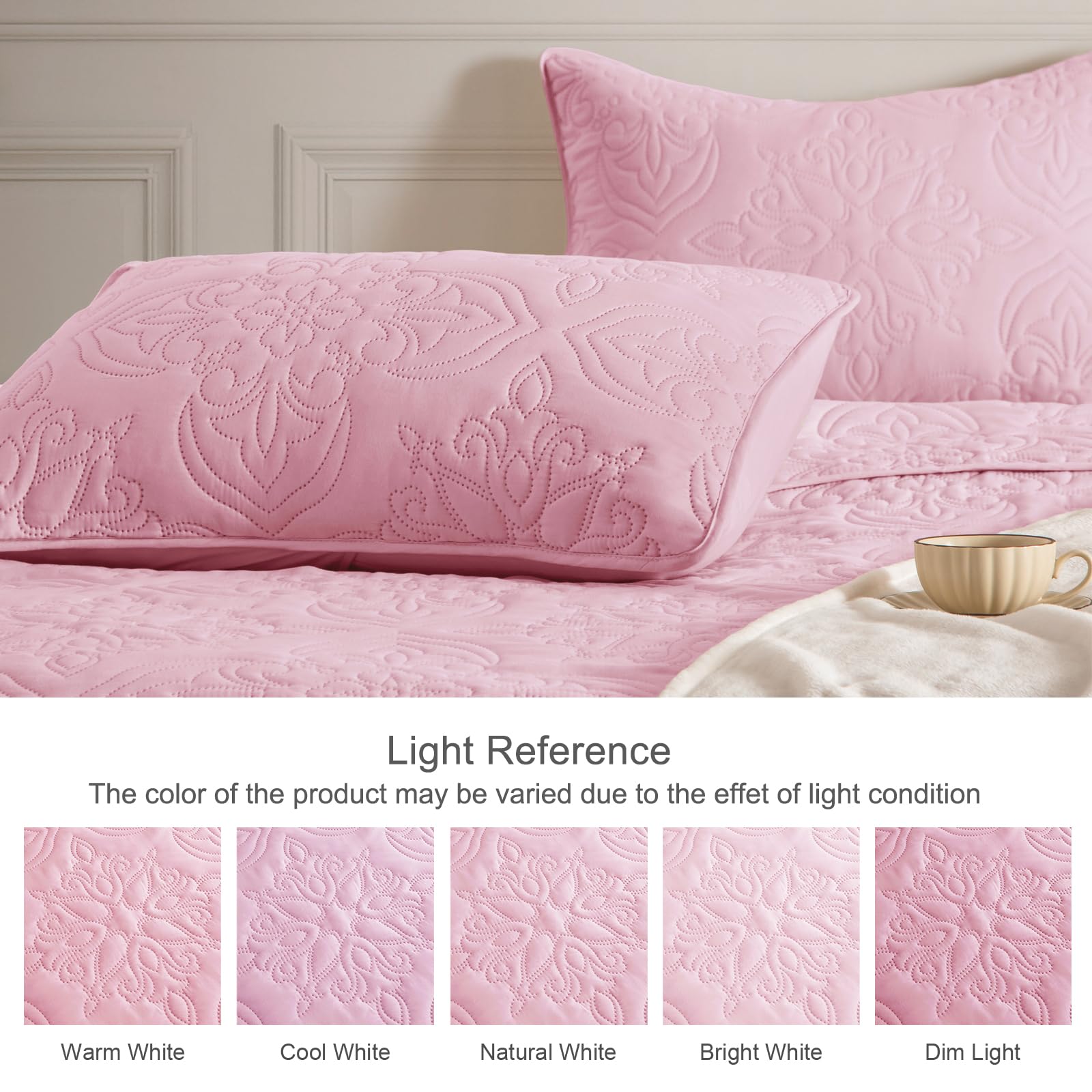 Whale Flotilla reversible quilt sides offer two looks for quick room updates.
