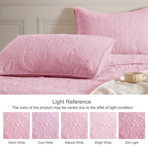 Whale Flotilla reversible quilt sides offer two looks for quick room updates.
