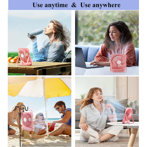 Whatook desk fan gift-pack suitable for couples and travelers.
