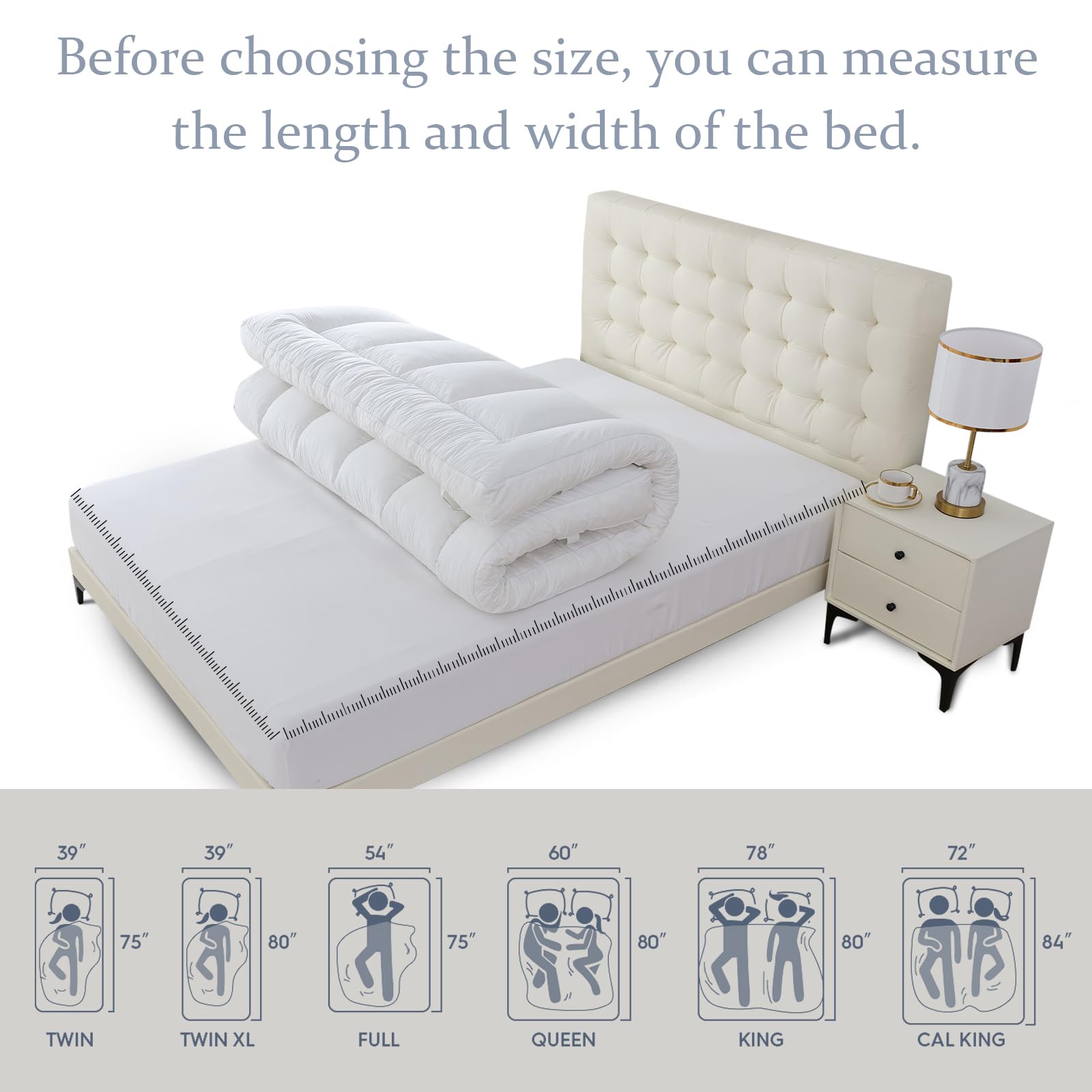 WhatsBedding memory foam topper vacuum packaging before opening.