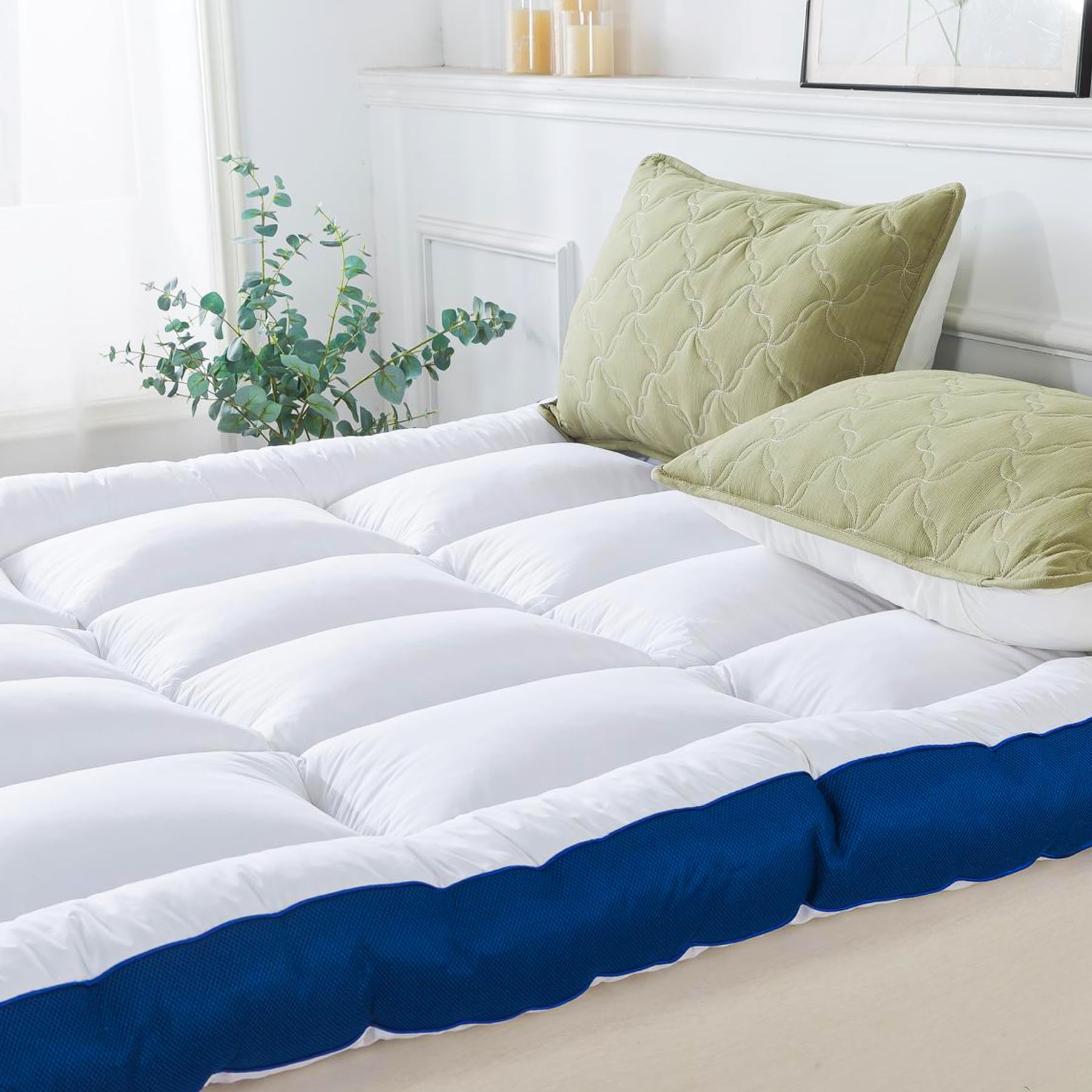 WhatsBedding 5 inch topper emphasizes back support and contouring.