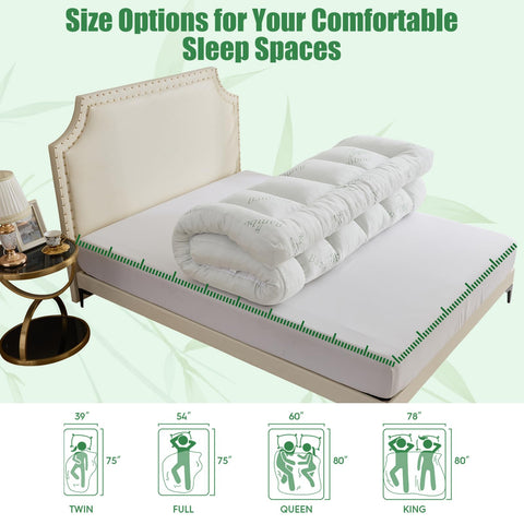 WhatsBedding breathable air layer supports year-round sleep comfort