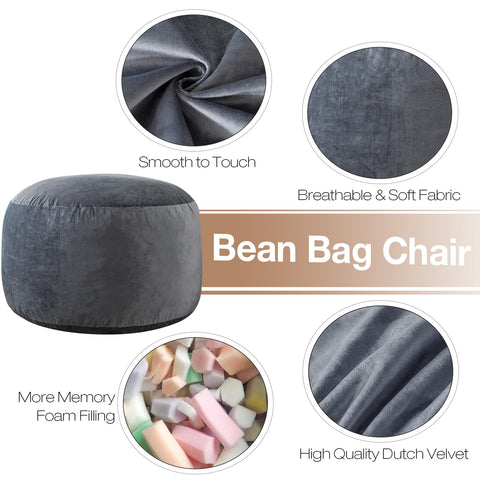 WhatsBedding dark grey faux fur fabric creates a premium, cozy surface